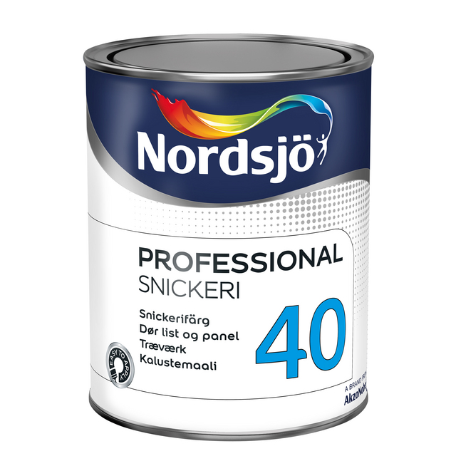 SNICKERIFÄRG PRO TR  40 BW 0,5 NORDSJÖ TRAD. HALVBLANK | Beijerbygg Byggmaterial